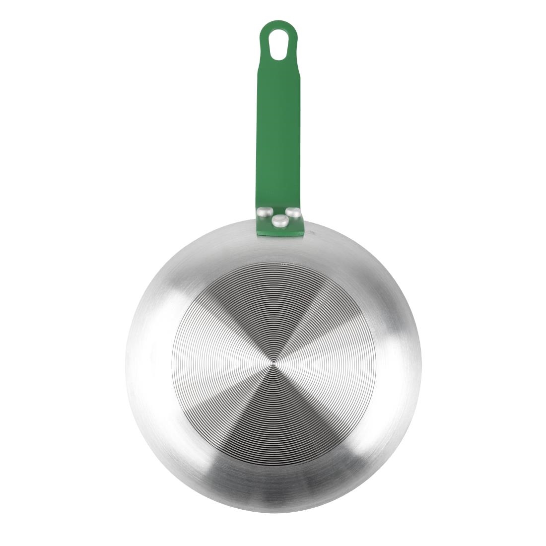 Hygiplas Teflon Platinum Plus anti-aanbak koekenpan 200mm groen handvat - Afbeelding 5