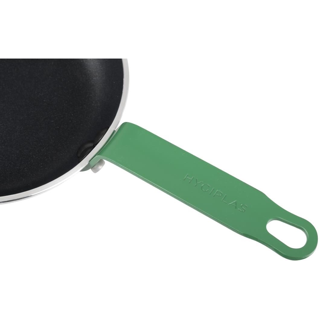 Hygiplas Teflon Platinum Plus anti-aanbak koekenpan 200mm groen handvat - Afbeelding 6