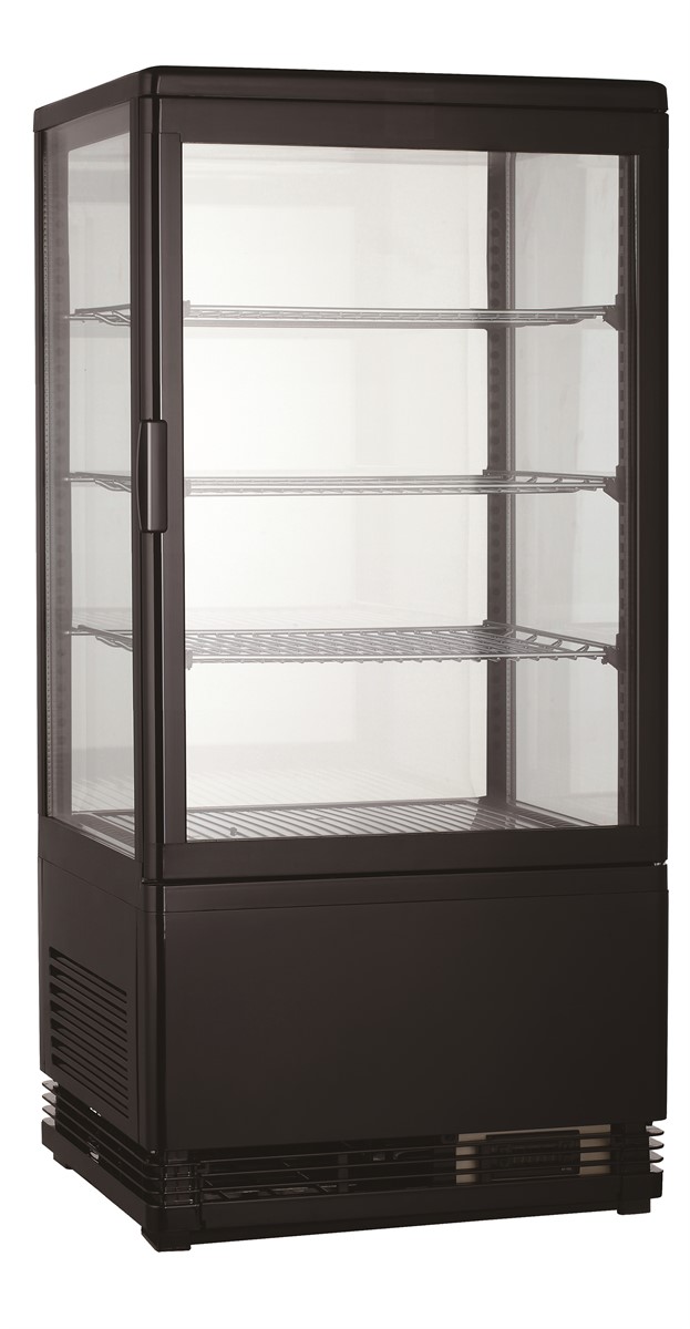KOELVITRINE 68L ZWART - Afbeelding 2