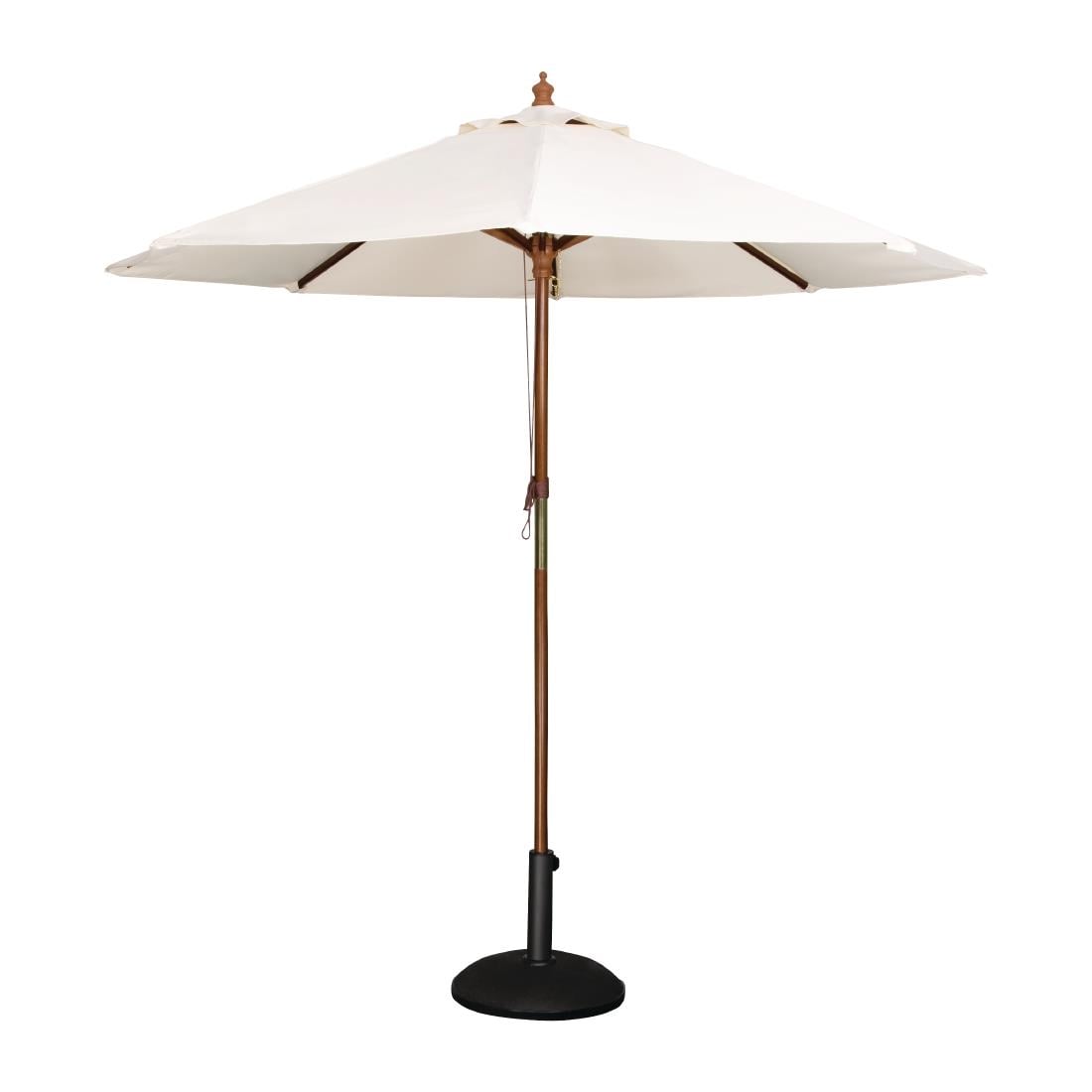 Bolero ronde parasol creme 2,5 meter - Afbeelding 2