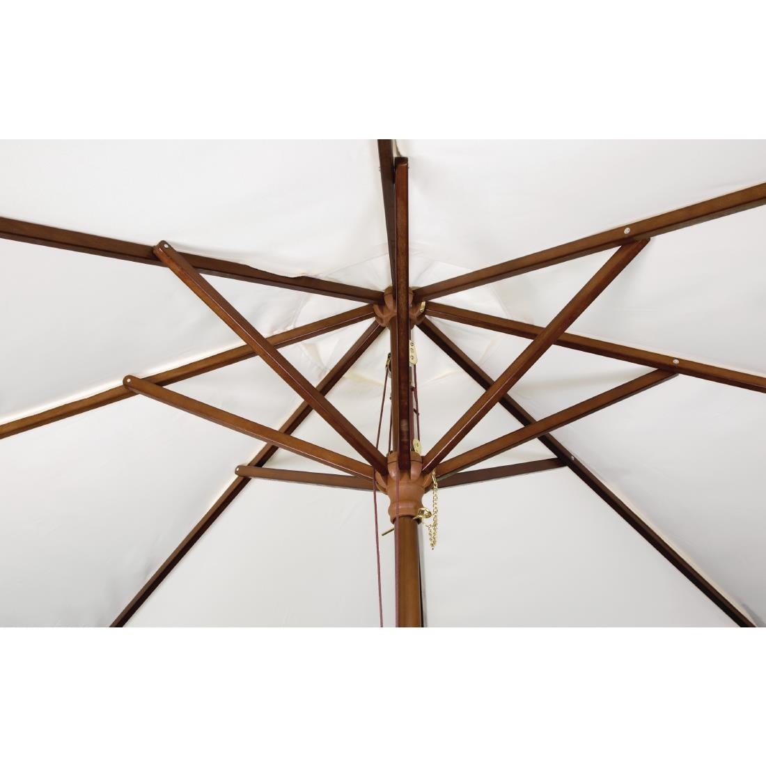 Bolero ronde parasol creme 2,5 meter - Afbeelding 4