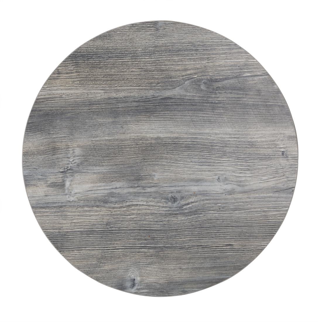 Bolero rond melamine tafelblad essenhout effect voorgeboord 60cm - Afbeelding 2