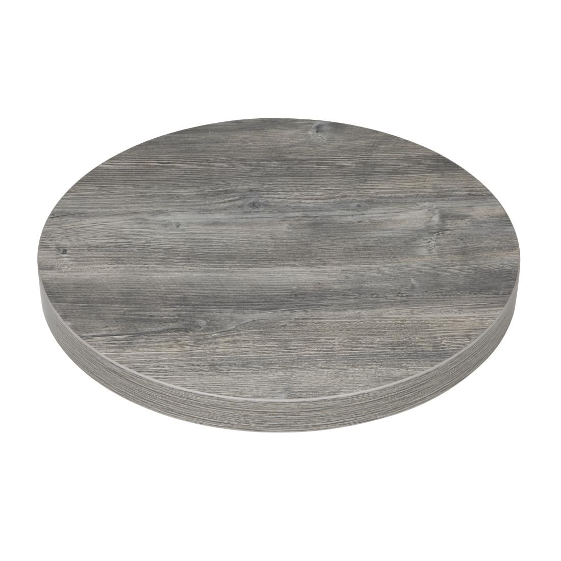 Bolero rond melamine tafelblad essenhout effect voorgeboord 60cm - Afbeelding 3