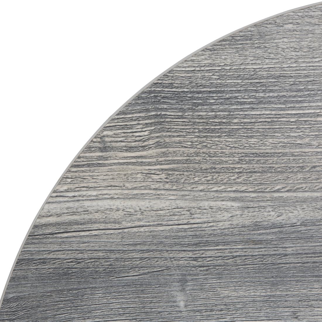 Bolero rond melamine tafelblad essenhout effect voorgeboord 60cm - Afbeelding 5