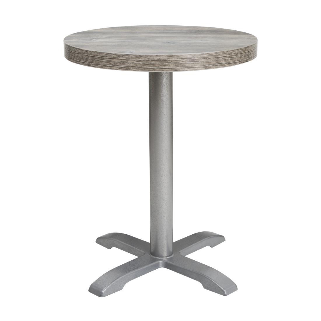 Bolero rond melamine tafelblad essenhout effect voorgeboord 60cm - Afbeelding 6