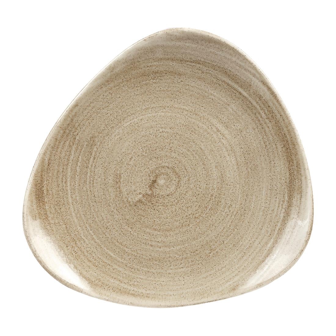Churchill Stonecast Patina Antique Taupe Lotus Bord 19.7cm (12 stuks) - Afbeelding 2