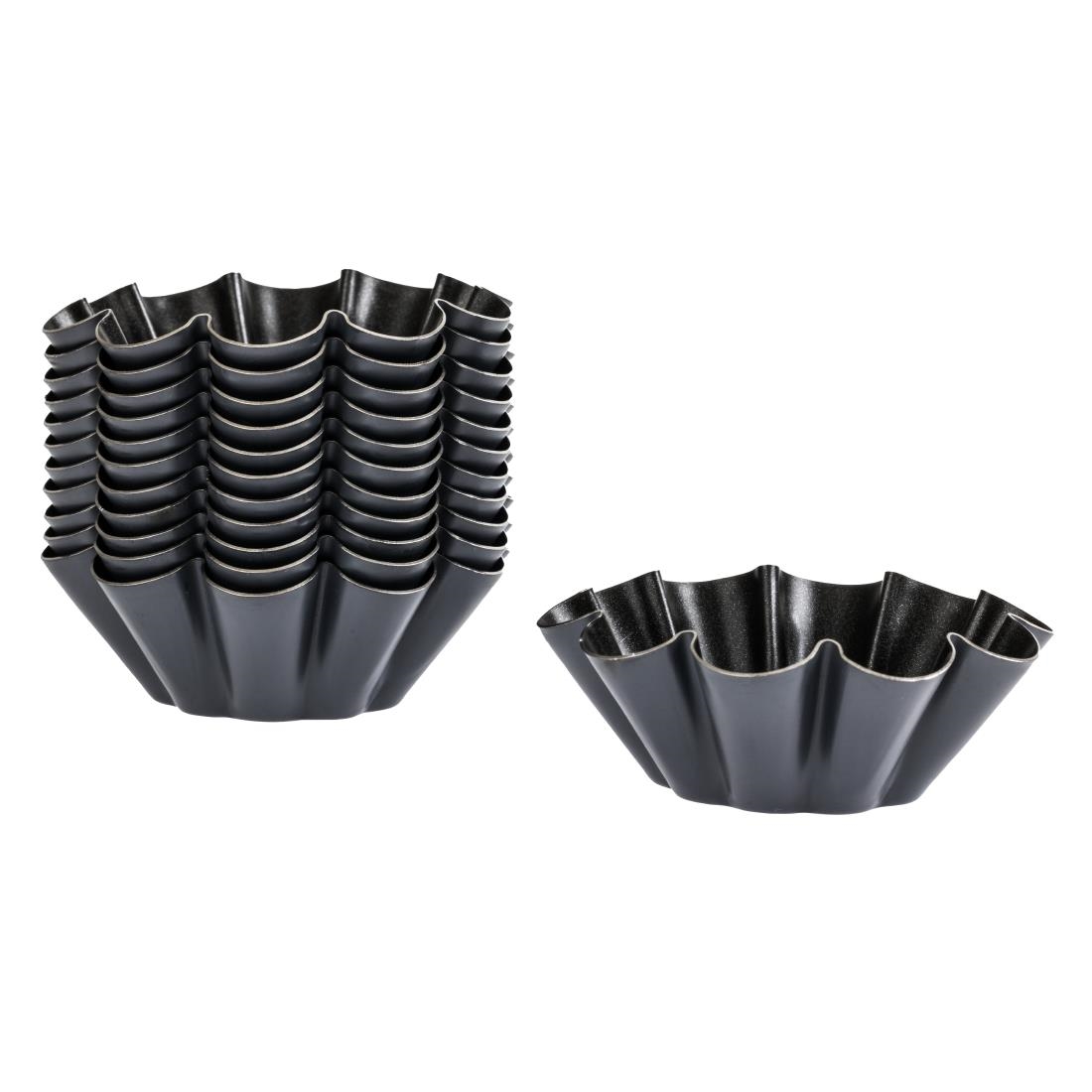 Matfer Bourgeat anti-kleef mini briochevorm 7,5 cm (12 stuks) - Afbeelding 7