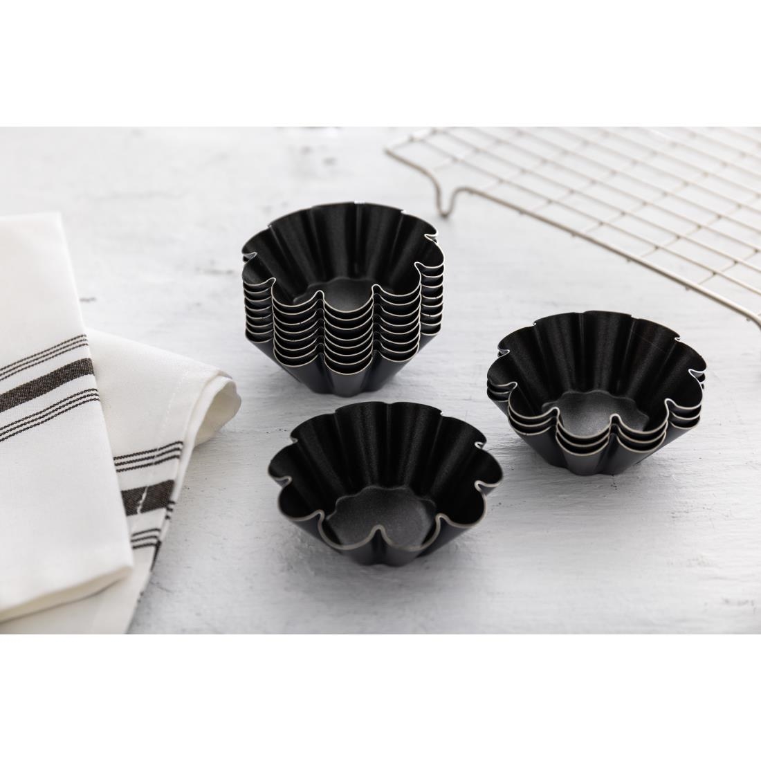 Matfer Bourgeat anti-kleef mini briochevorm 7,5 cm (12 stuks) - Afbeelding 8