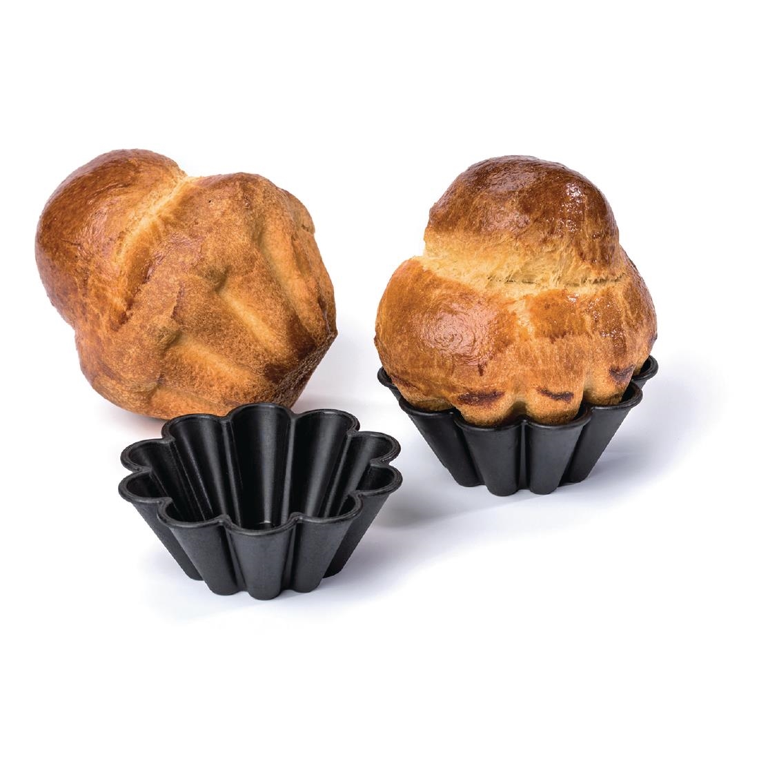 Matfer Bourgeat anti-kleef mini briochevorm 7,5 cm (12 stuks) - Afbeelding 9