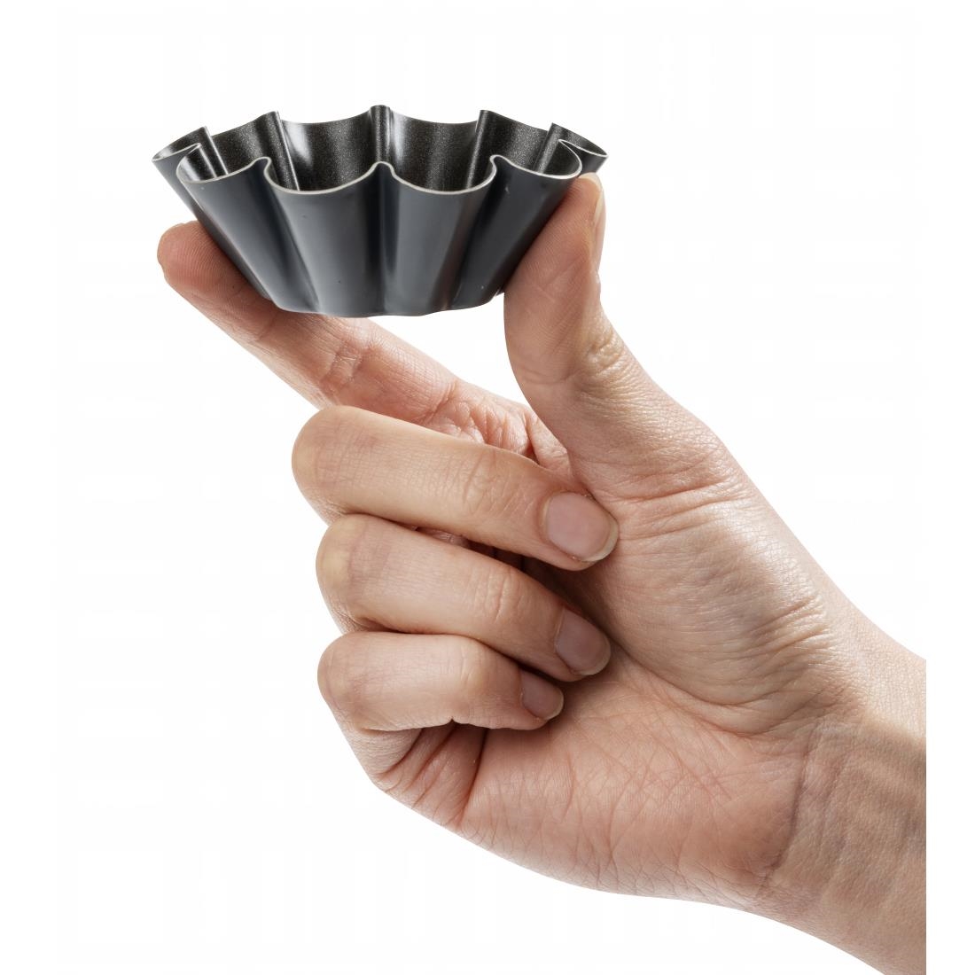 Matfer Bourgeat anti-kleef mini briochevorm 7,5 cm (12 stuks) - Afbeelding 10