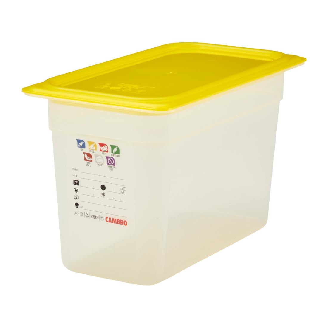 Cambro Safetrak IML polypropyleen voedselbewaarbak 1/3GN 200mm - Afbeelding 3