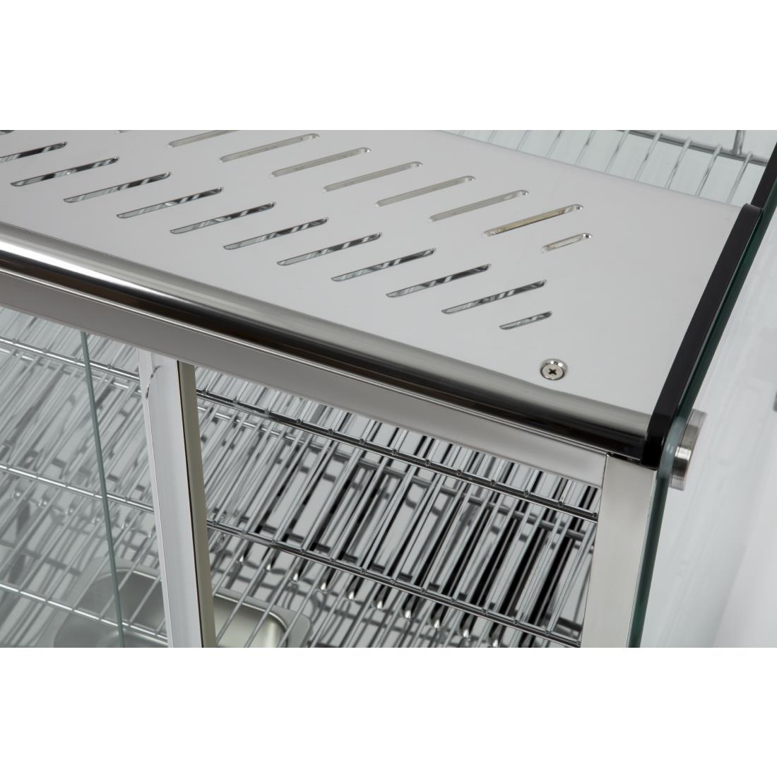 Buffalo warmhoudvitrine 120L 67(h) x 68,7(b) x 56,8(d)cm - Afbeelding 5