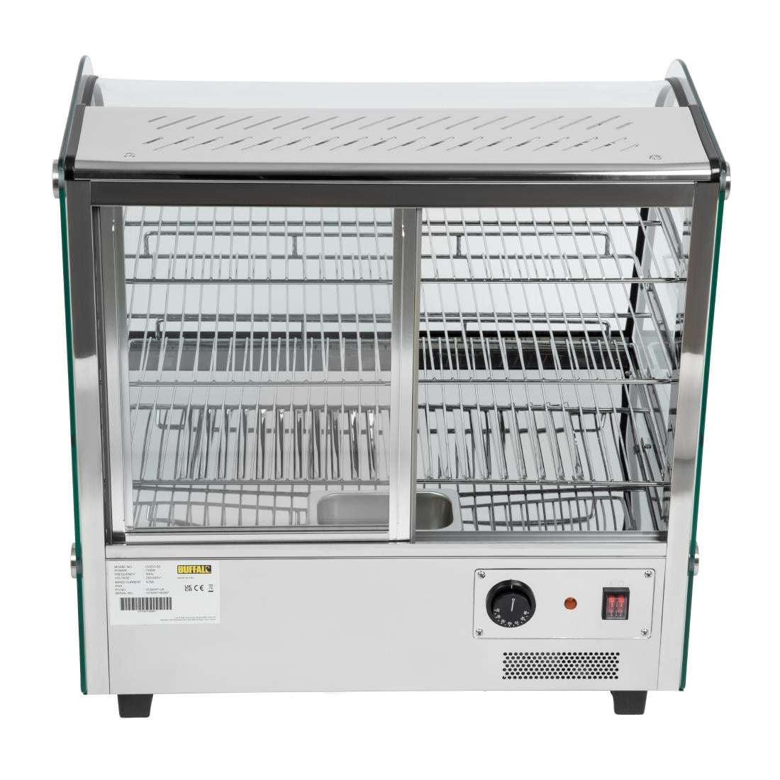 Buffalo warmhoudvitrine 120L 67(h) x 68,7(b) x 56,8(d)cm - Afbeelding 8
