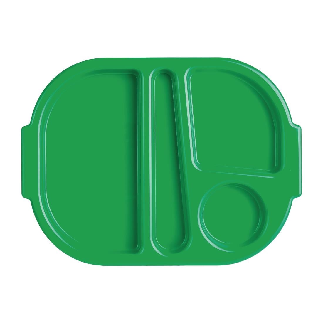Olympia Kristallon dienbladen met vakken 32,2x23,6cm groen (10 stuks) - Afbeelding 2