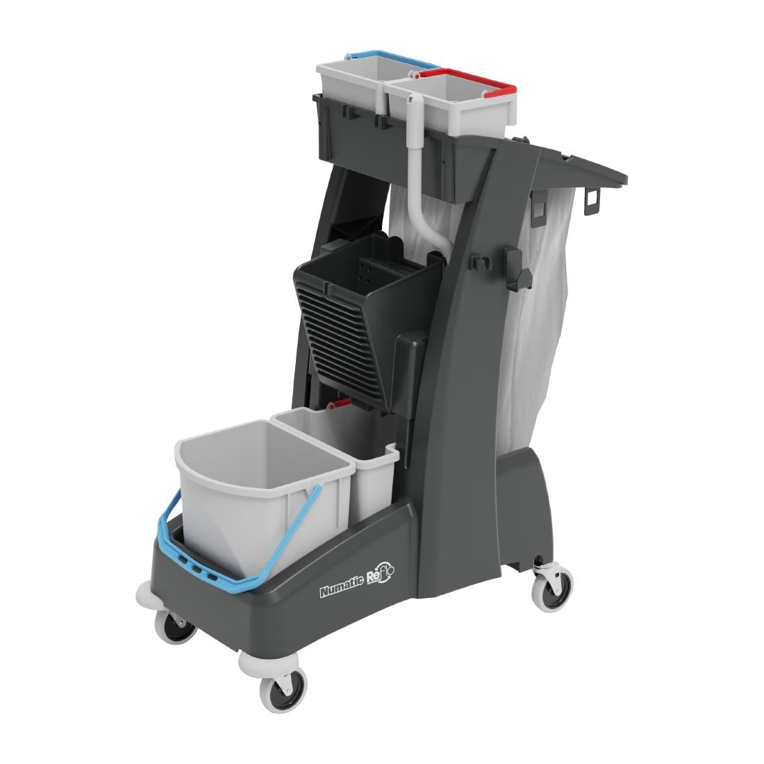 Numatic Compacte Reflo Multi-Matic Werkwagen Mm4 - Afbeelding 2