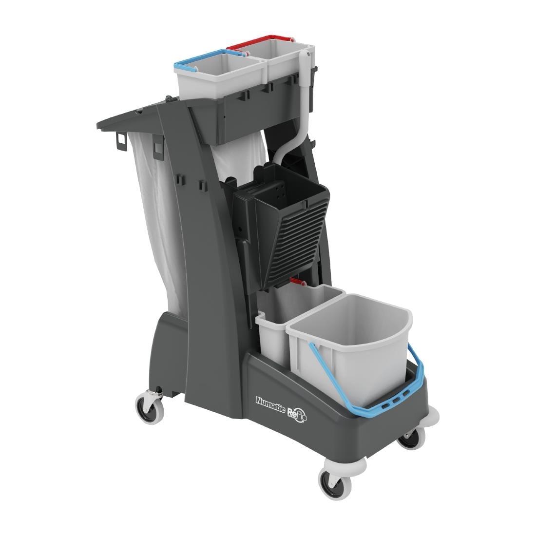 Numatic Compacte Reflo Multi-Matic Werkwagen Mm4 - Afbeelding 3