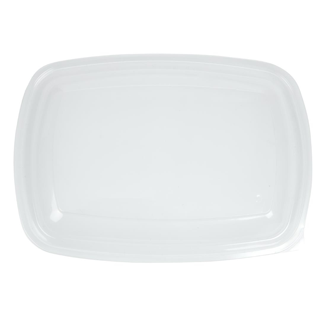 Fastpac deksels voor grote rechthoekige voedseldozen 1350ml (150 stuks) - Afbeelding 3