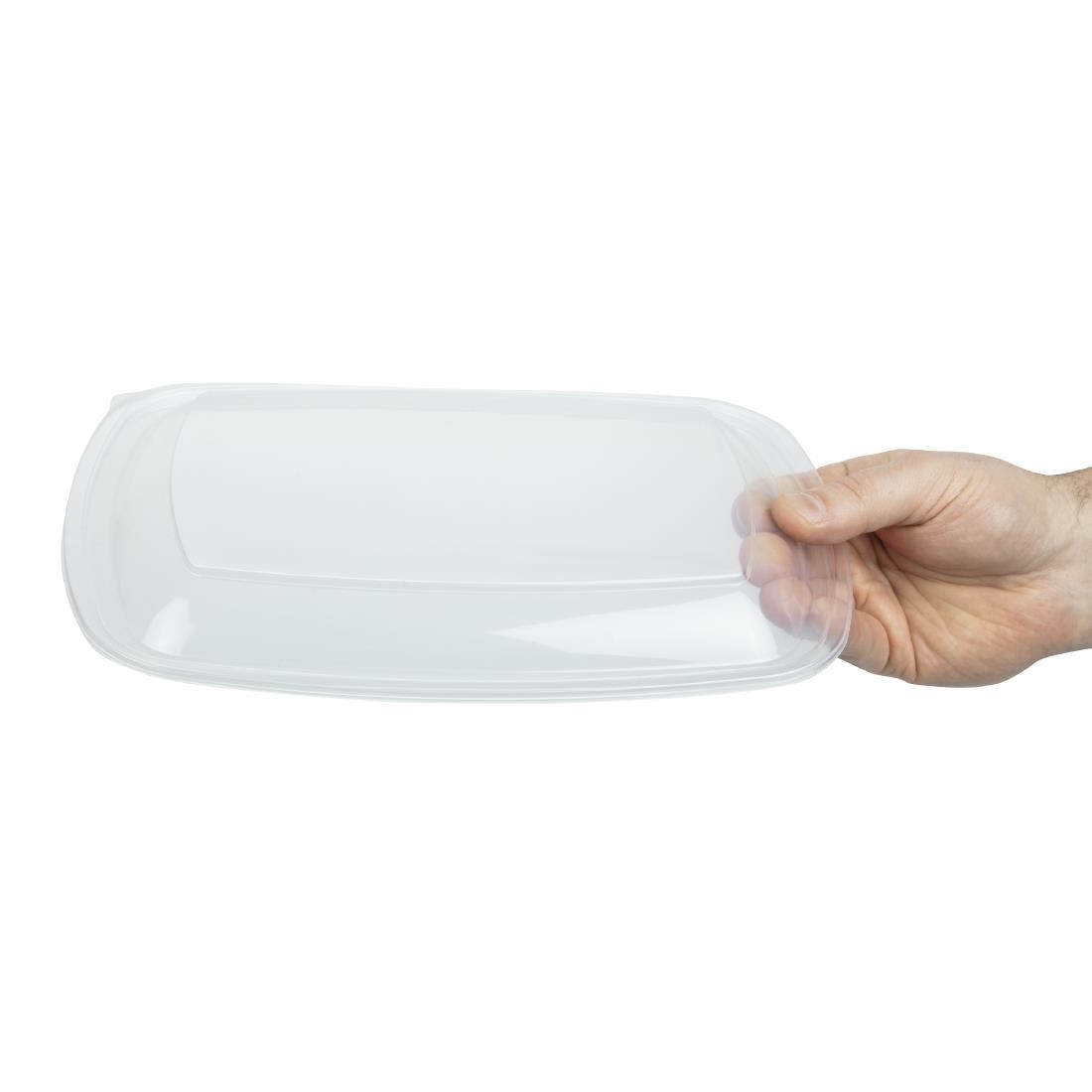 Fastpac deksels voor grote rechthoekige voedseldozen 1350ml (150 stuks) - Afbeelding 4