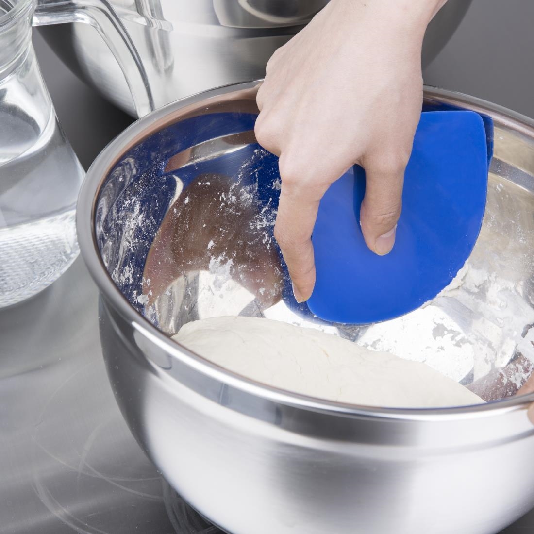 Vogue eenvoudige plastic deegschraper - Afbeelding 3