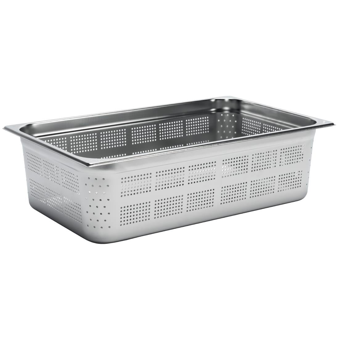 Gastro M geperforeerde RVS GN 1/1 bak 15cm diep - Afbeelding 2