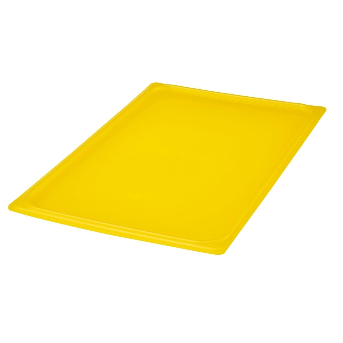 Cambro Safetrak IML polypropyleen afsluitdeksel geel 1/1 GN - Afbeelding 2
