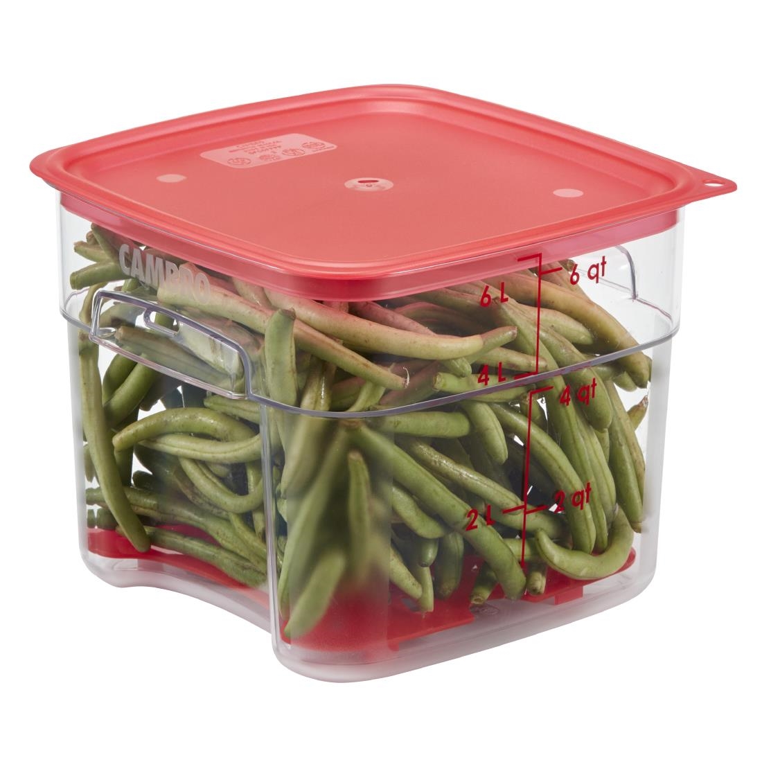 Cambro FreshPro Rood Afvoerrek 195 x 195 mm - Afbeelding 4