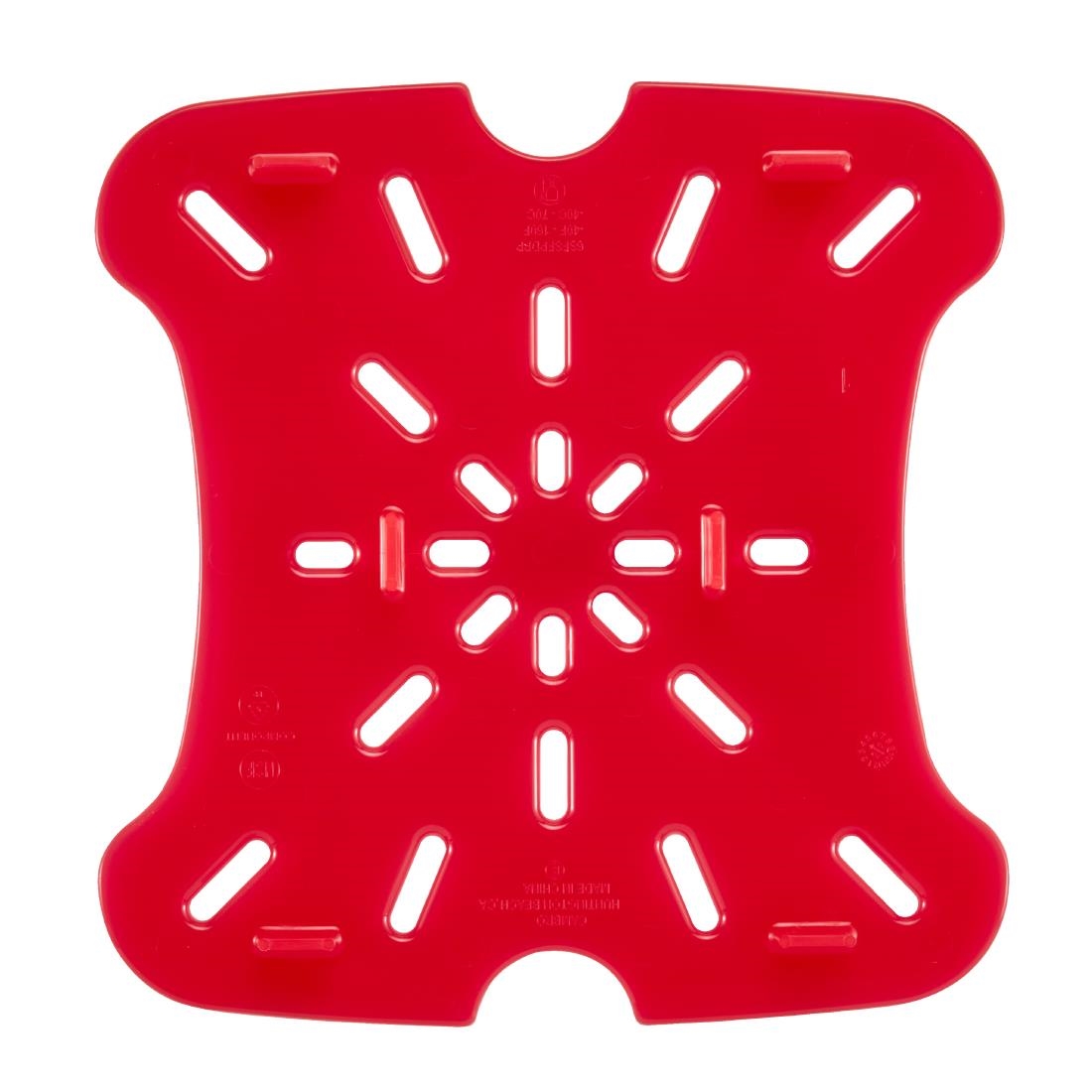 Cambro FreshPro Rood Afvoerrek 195 x 195 mm - Afbeelding 7