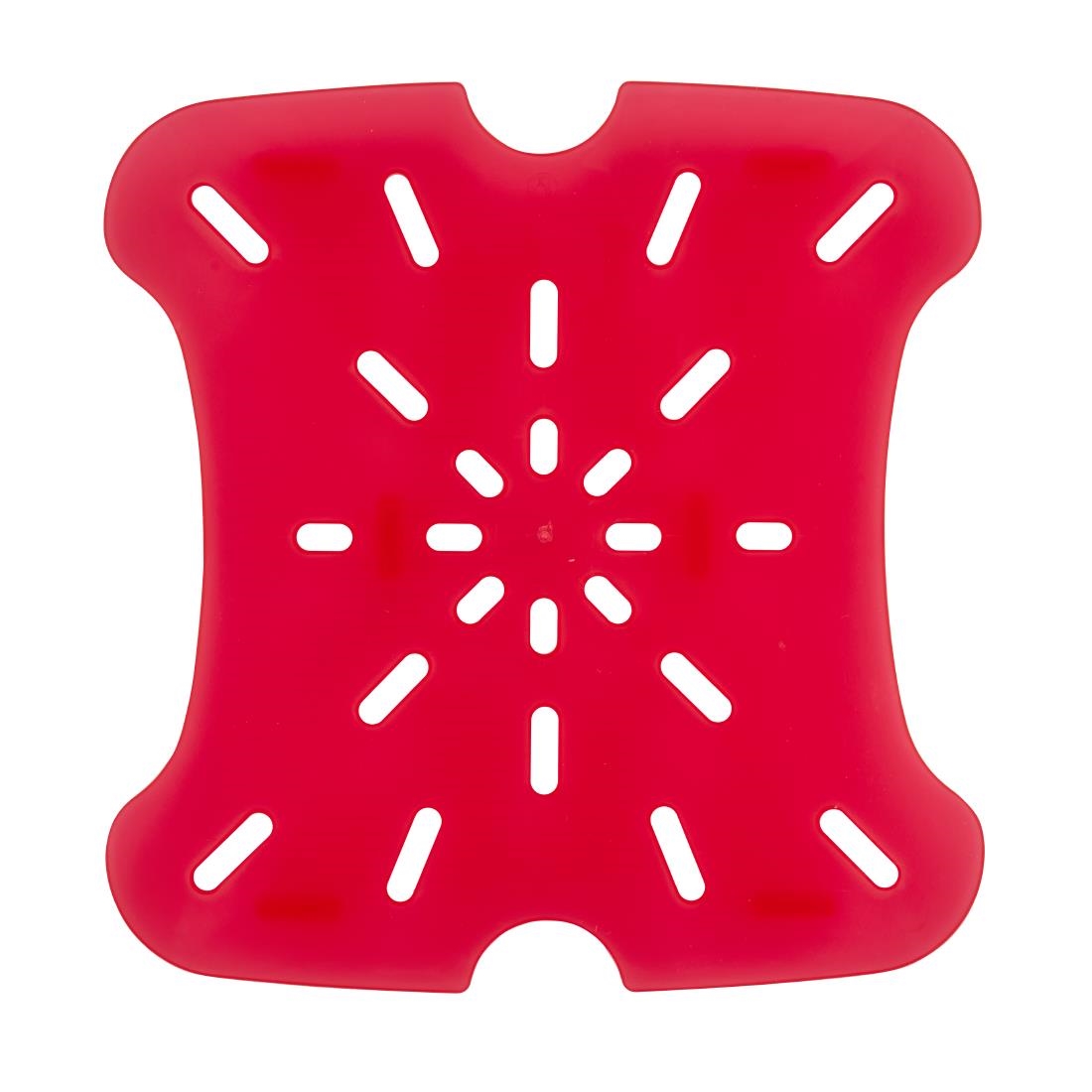 Cambro FreshPro Rood Afvoerrek 195 x 195 mm - Afbeelding 8