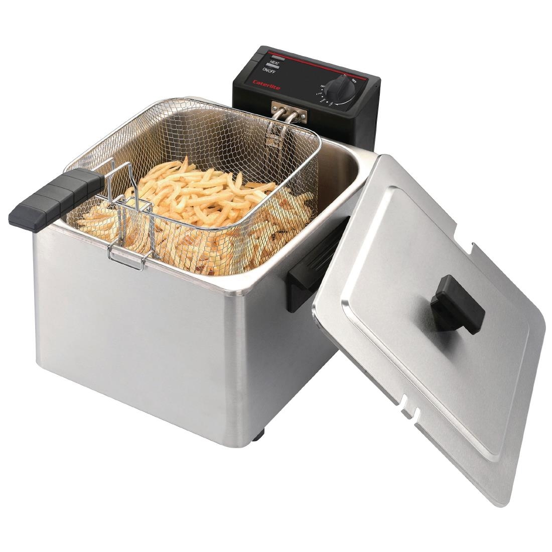 Buffalo light-duty elektrische friteuse 8L 3000W - Afbeelding 3