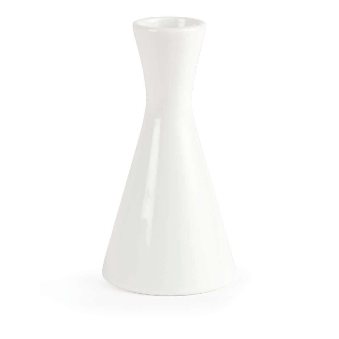 Olympia Whiteware porseleinen vaasjes (6 stuks) - Afbeelding 3