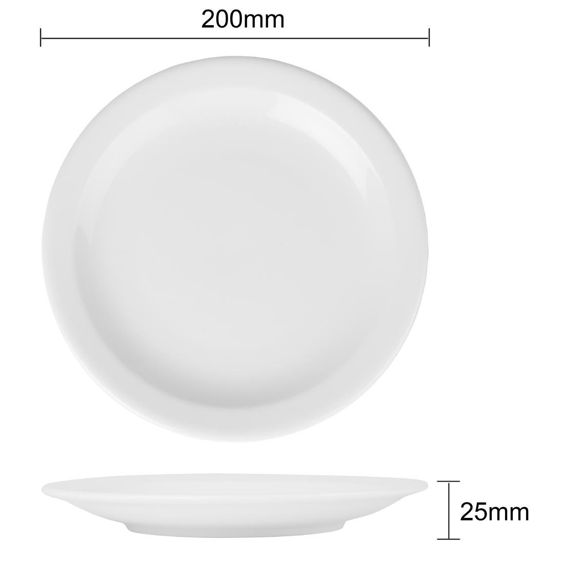 Olympia Athena borden met smalle rand 205mm (12 stuks) - Afbeelding 9