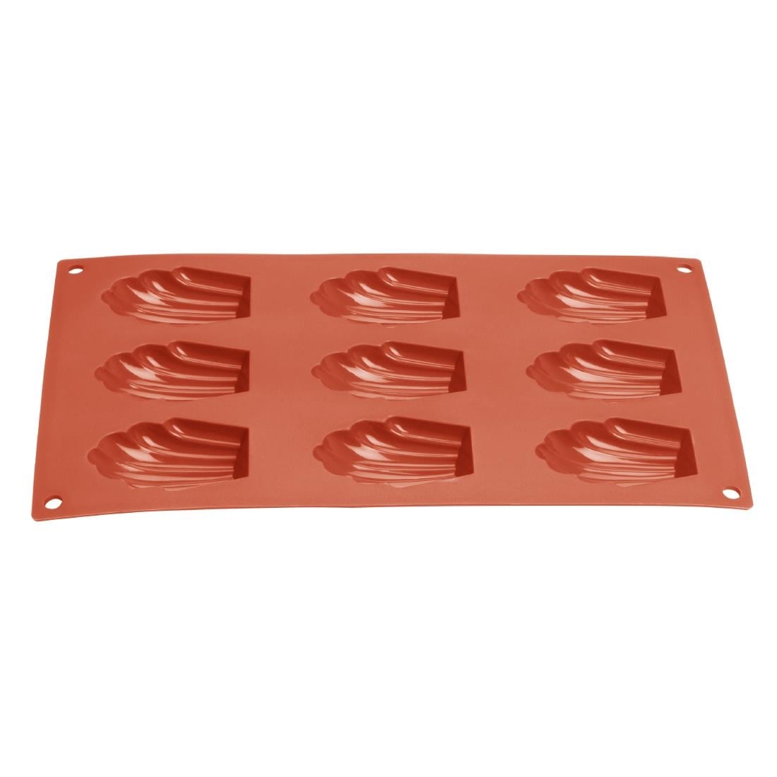 Vogue Silicone Madeleinenvorm 9 Cup - Afbeelding 2