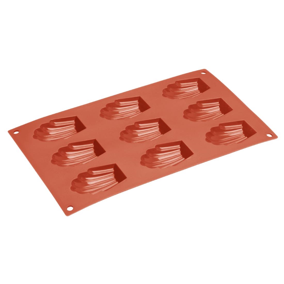 Vogue Silicone Madeleinenvorm 9 Cup - Afbeelding 3
