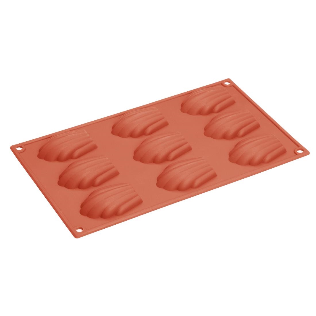 Vogue Silicone Madeleinenvorm 9 Cup - Afbeelding 4