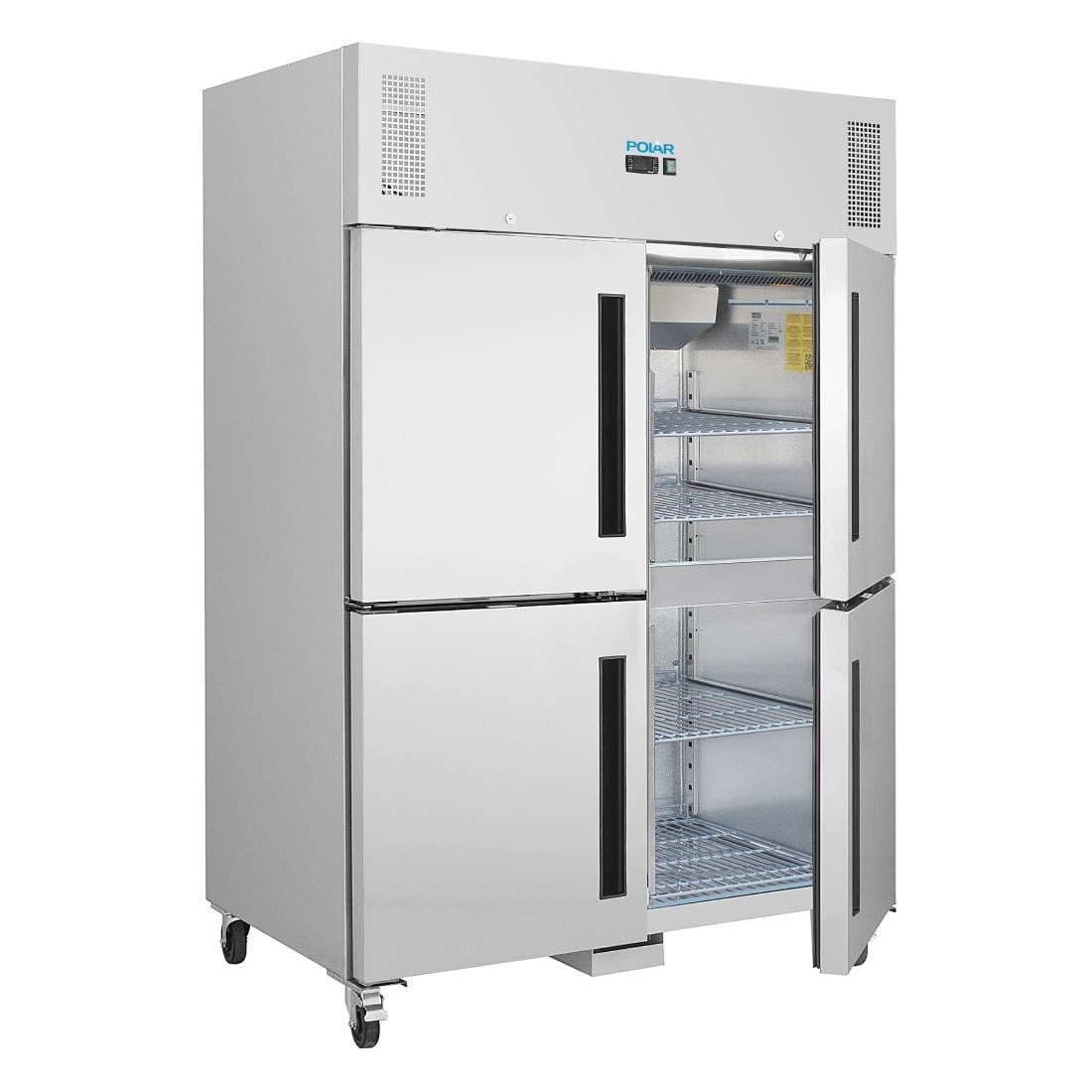 Polar G-serie Gastro 2-deurs koeling met gedeelde deuren 1200L - Afbeelding 4