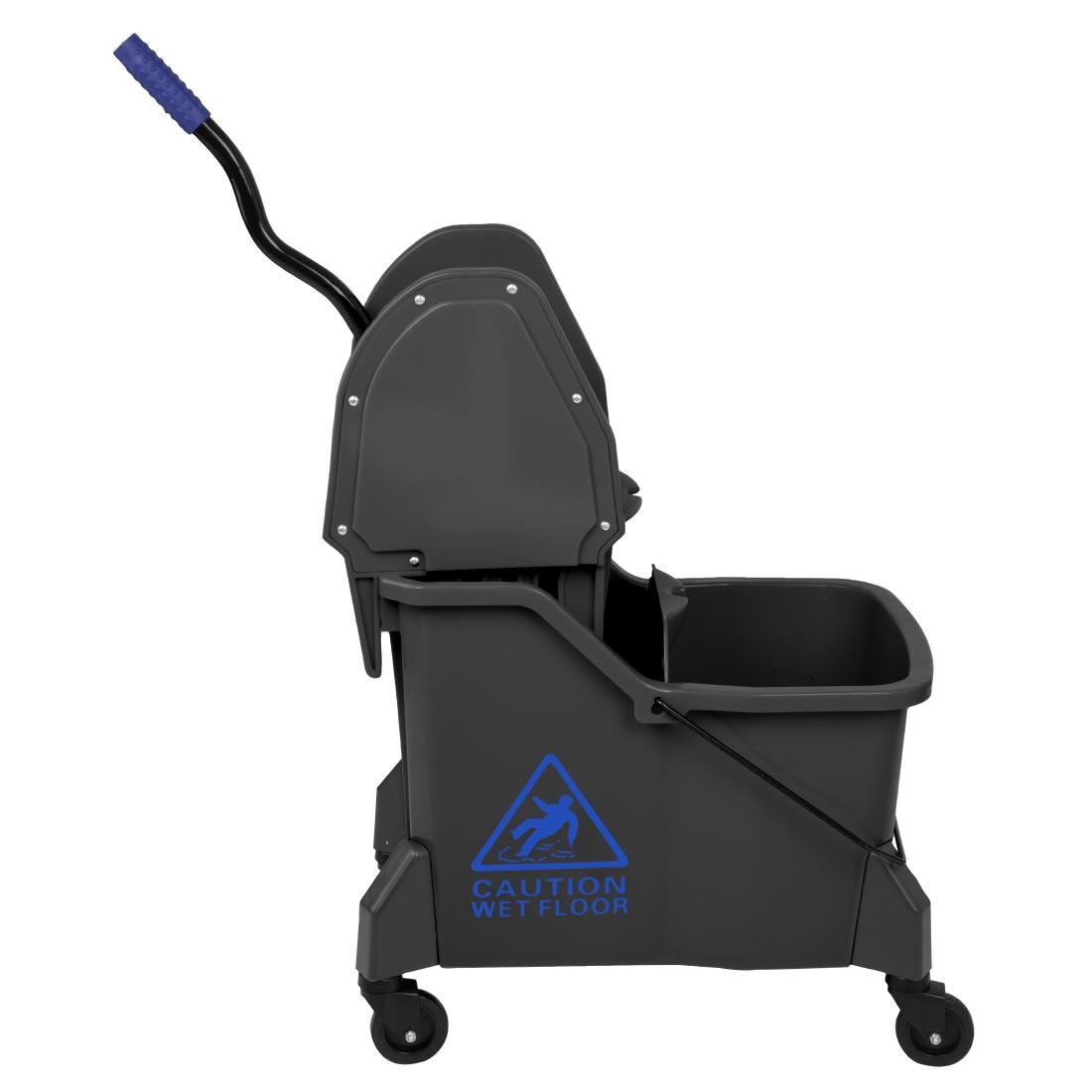 Jantex Dweilemmer met twee compartimenten en wringer Blauw 30L - Afbeelding 4