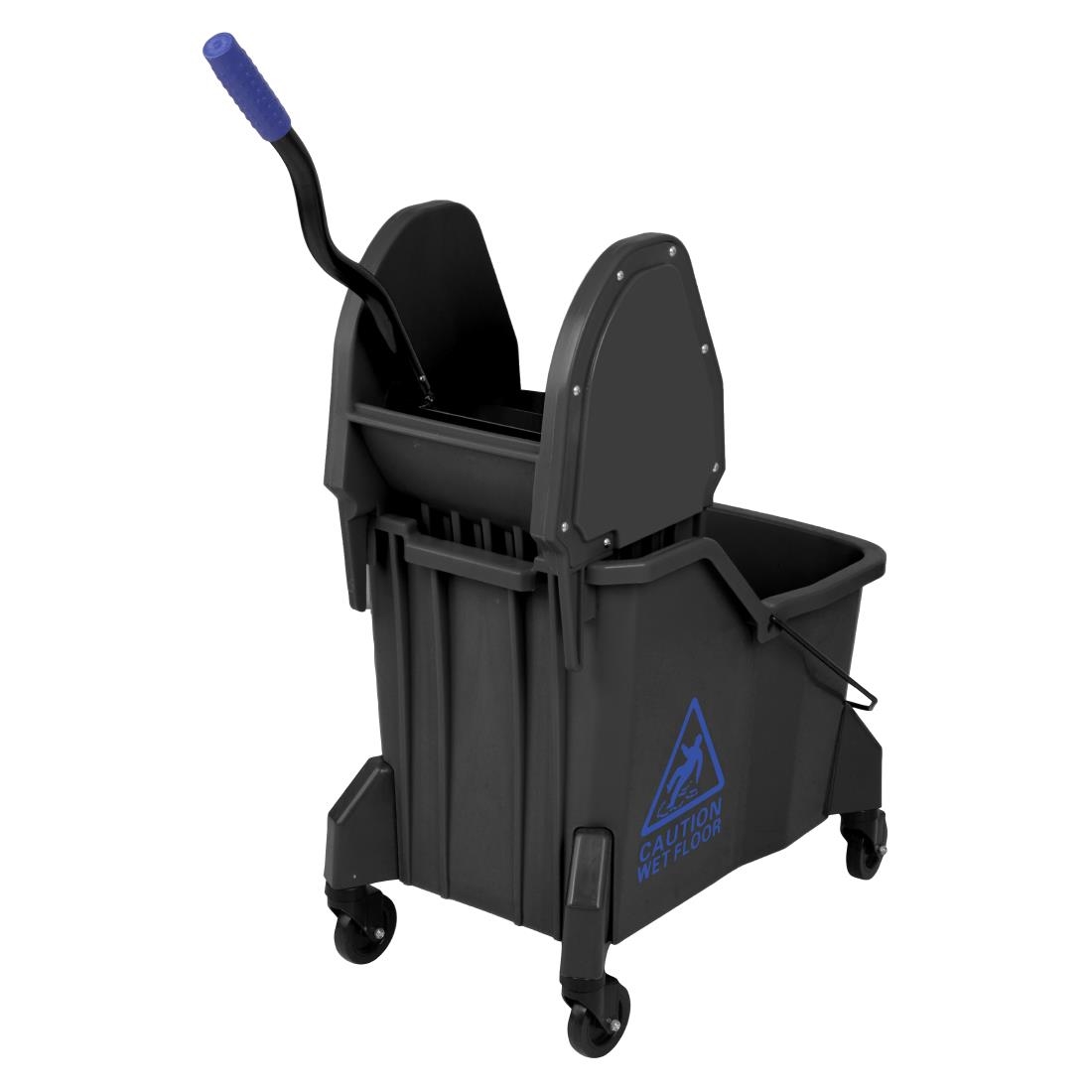 Jantex Dweilemmer met twee compartimenten en wringer Blauw 30L - Afbeelding 5