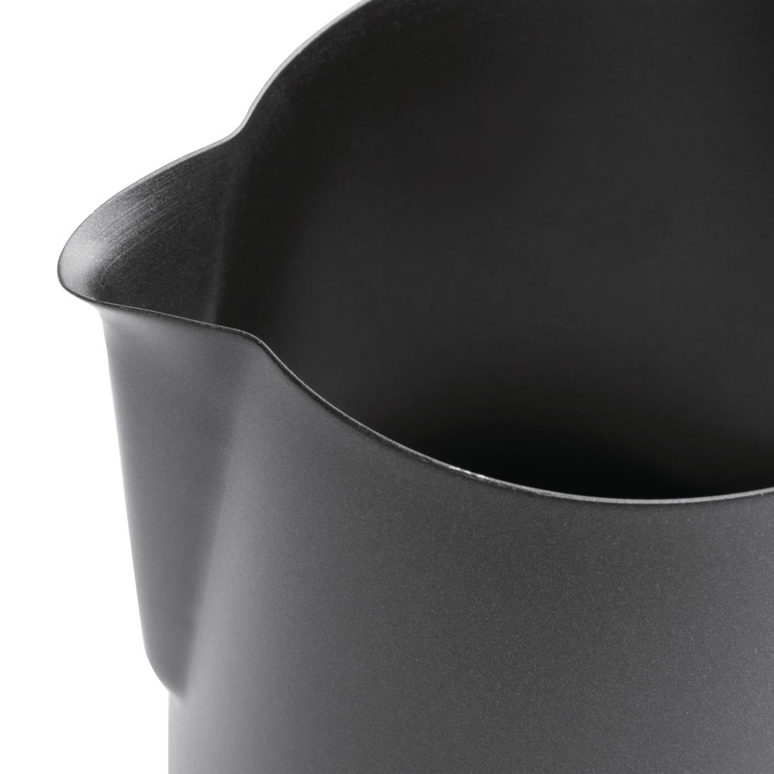 Olympia zwarte melkschuimkan met anti-kleefcoating 34cl - Afbeelding 6