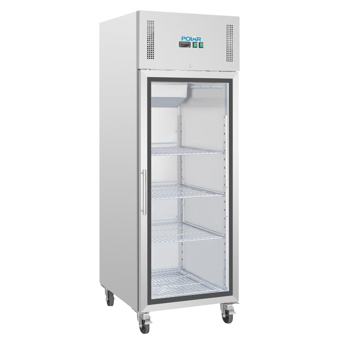 Polar G-serie Gastro 1-deurs koeling met glazen deur 600L - Afbeelding 2