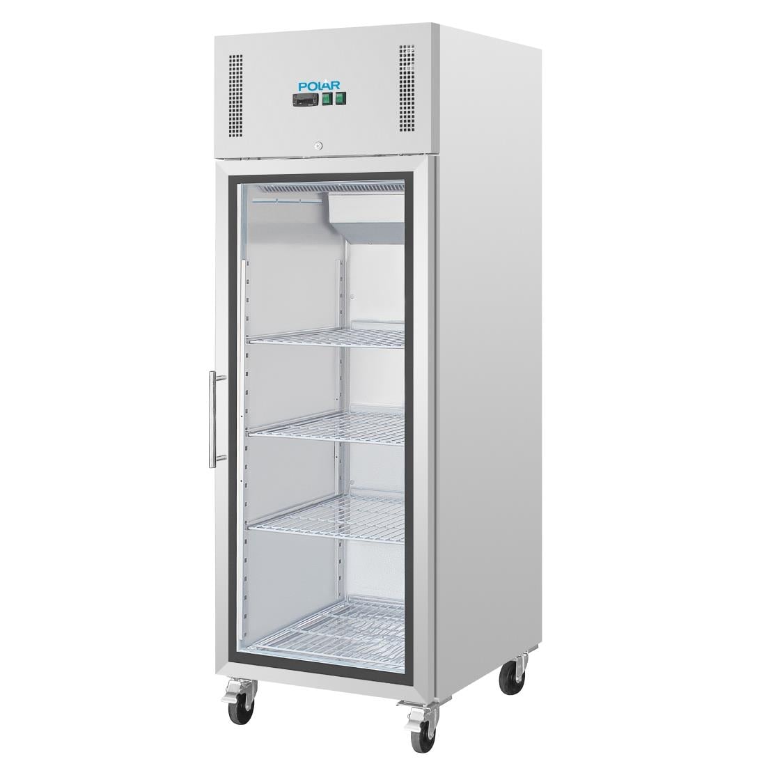 Polar G-serie Gastro 1-deurs koeling met glazen deur 600L - Afbeelding 4