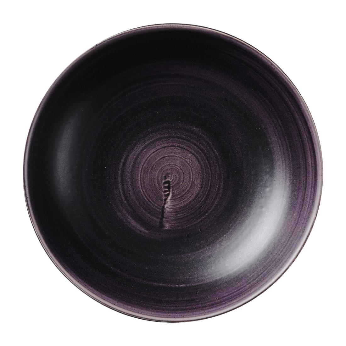 Churchill Stonecast Patina Cobalt Deep Purple Evolve Coupe Kom 24.8cm (12 stuks) - Afbeelding 2