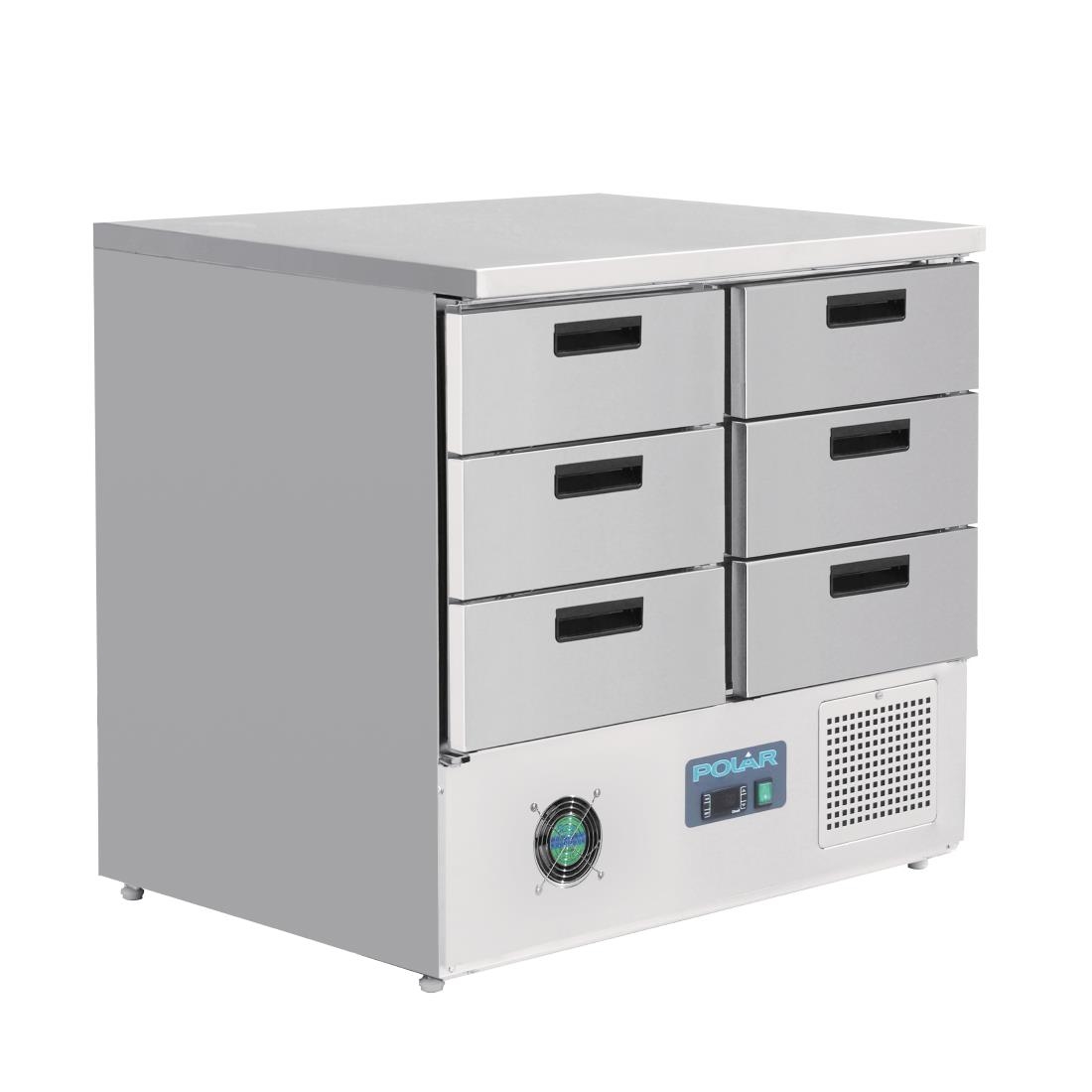 Polar G-serie koelwerkbank met 6 lades 240L - Afbeelding 2