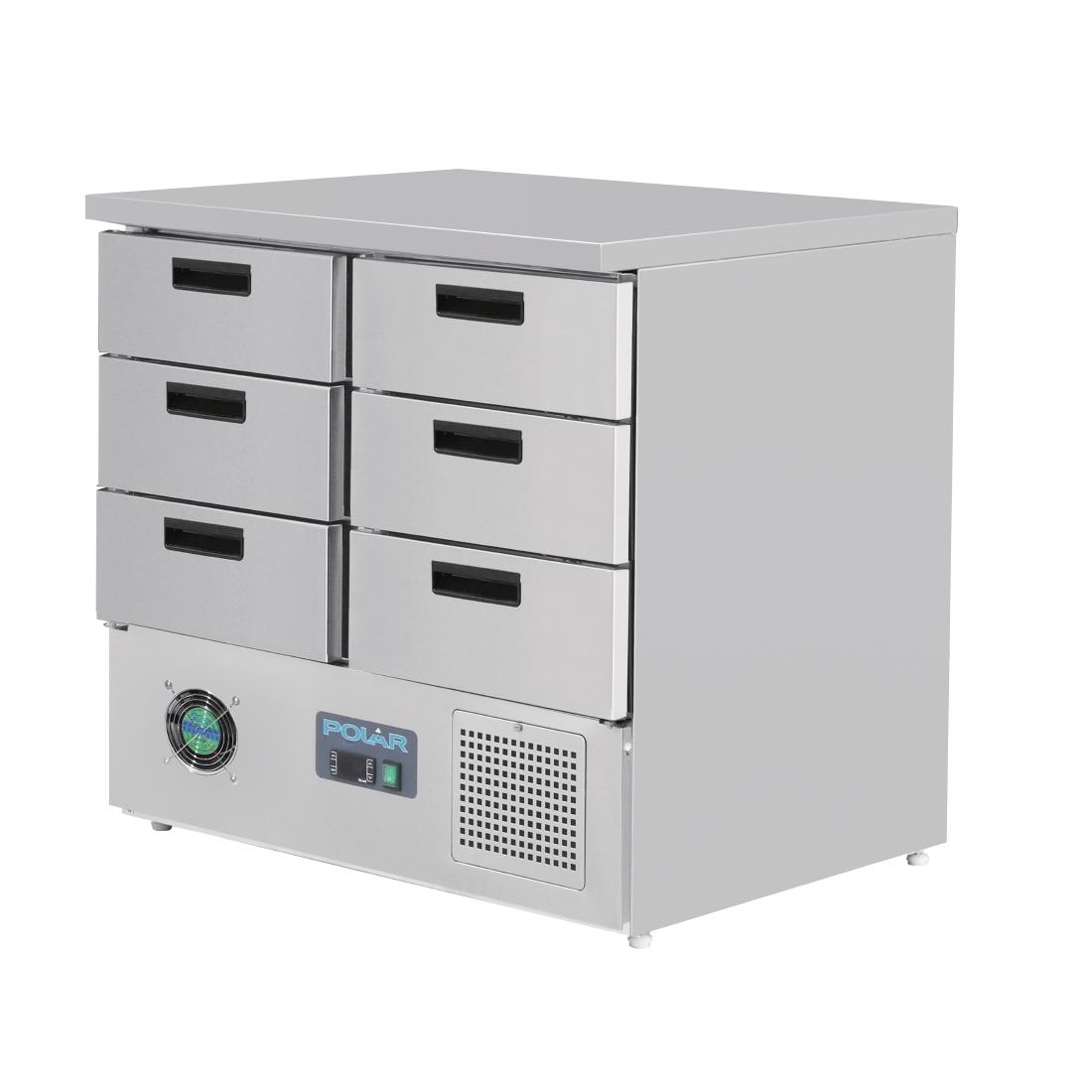 Polar G-serie koelwerkbank met 6 lades 240L - Afbeelding 8