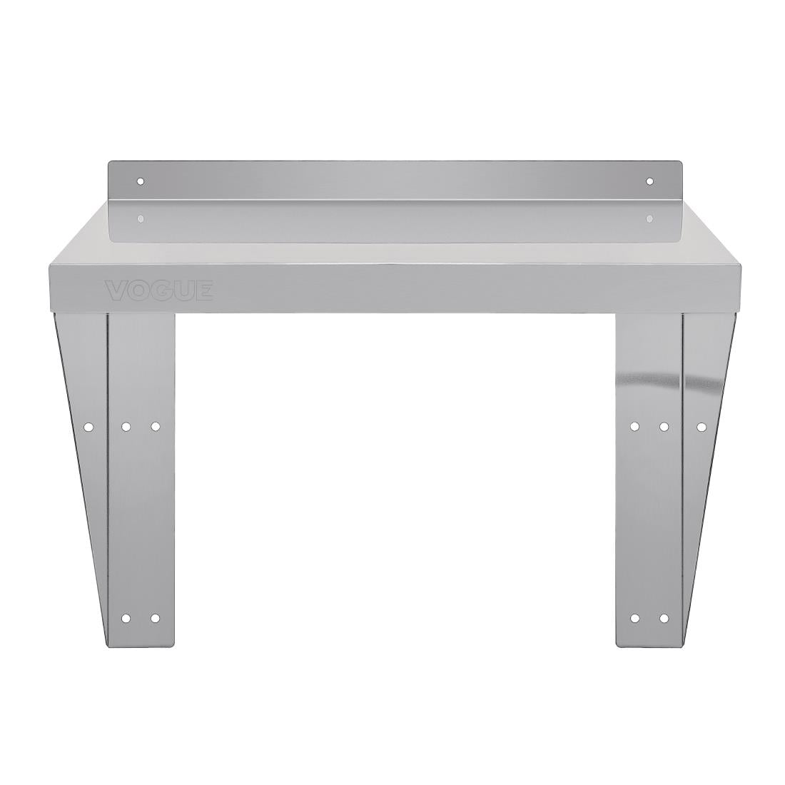 Vogue RVS oven/magnetron wandplank 56x46cm - Afbeelding 2