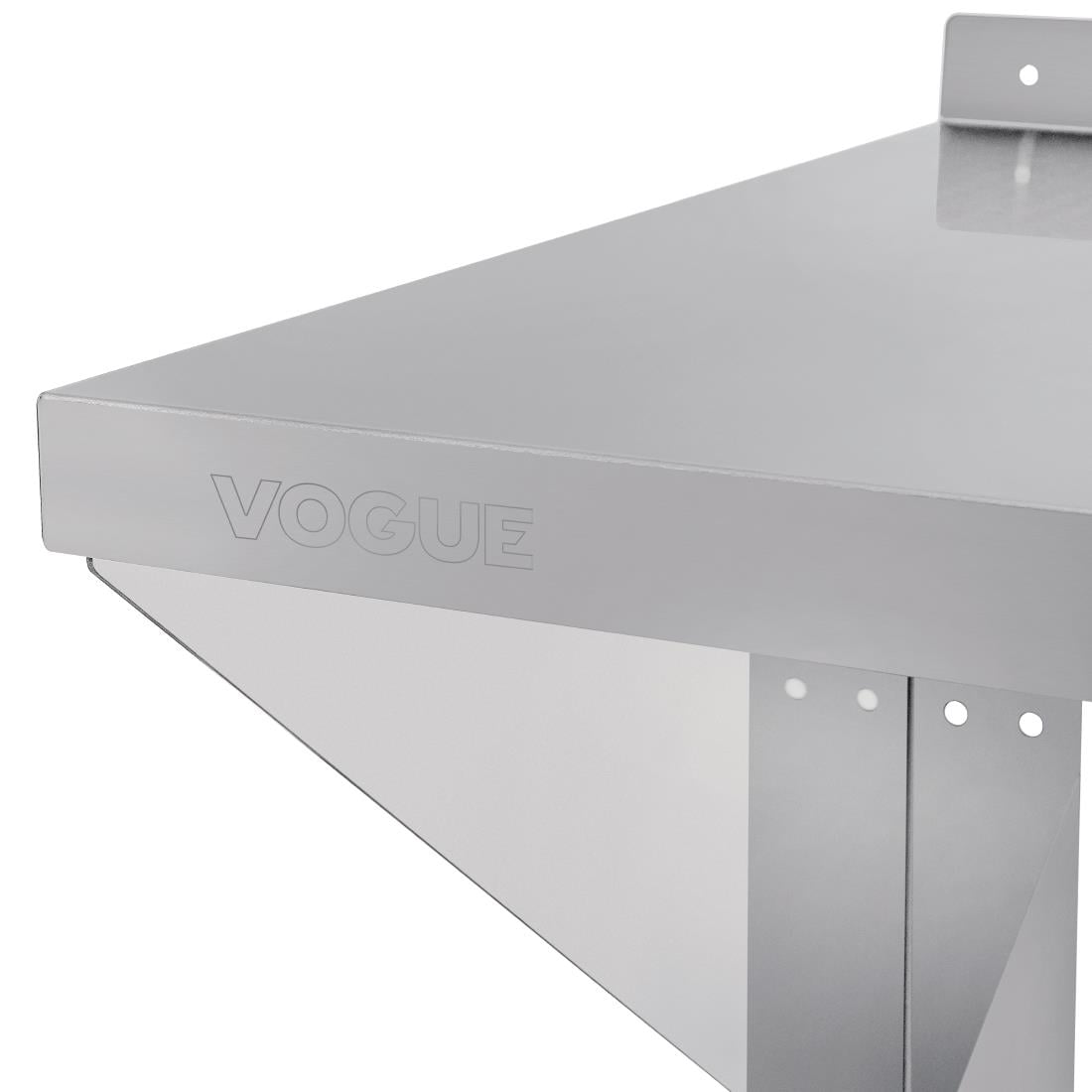 Vogue RVS oven/magnetron wandplank 56x46cm - Afbeelding 6