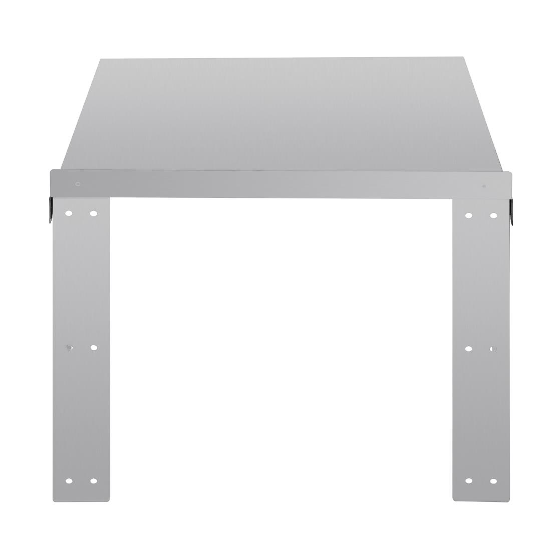 Vogue RVS oven/magnetron wandplank 56x46cm - Afbeelding 7
