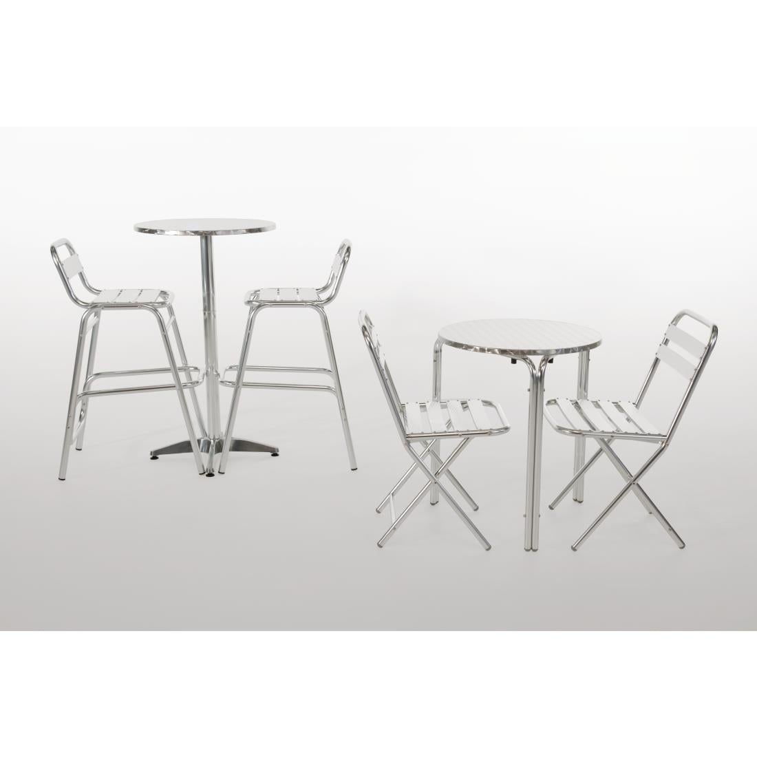 Bolero ronde RVS statafel 60cm - Afbeelding 7