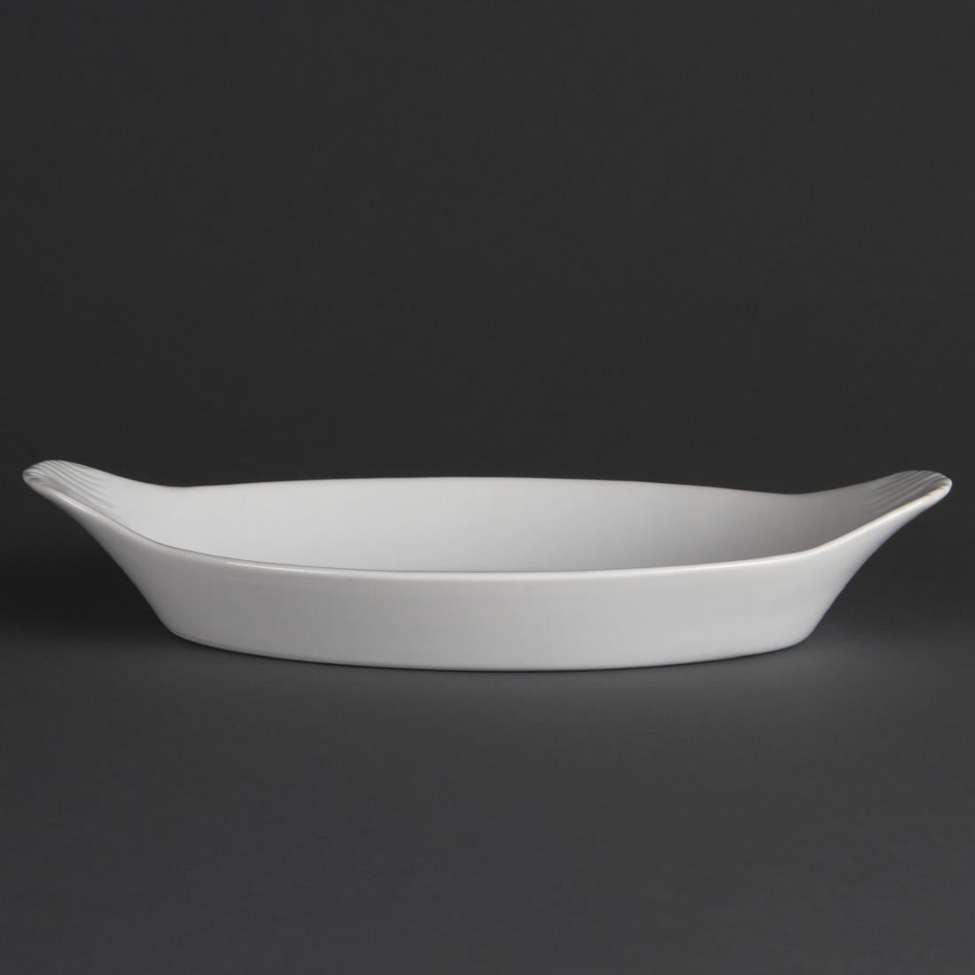 Olympia Whiteware ovale gratineerschalen 29x16,6cm (6 stuks) - Afbeelding 3