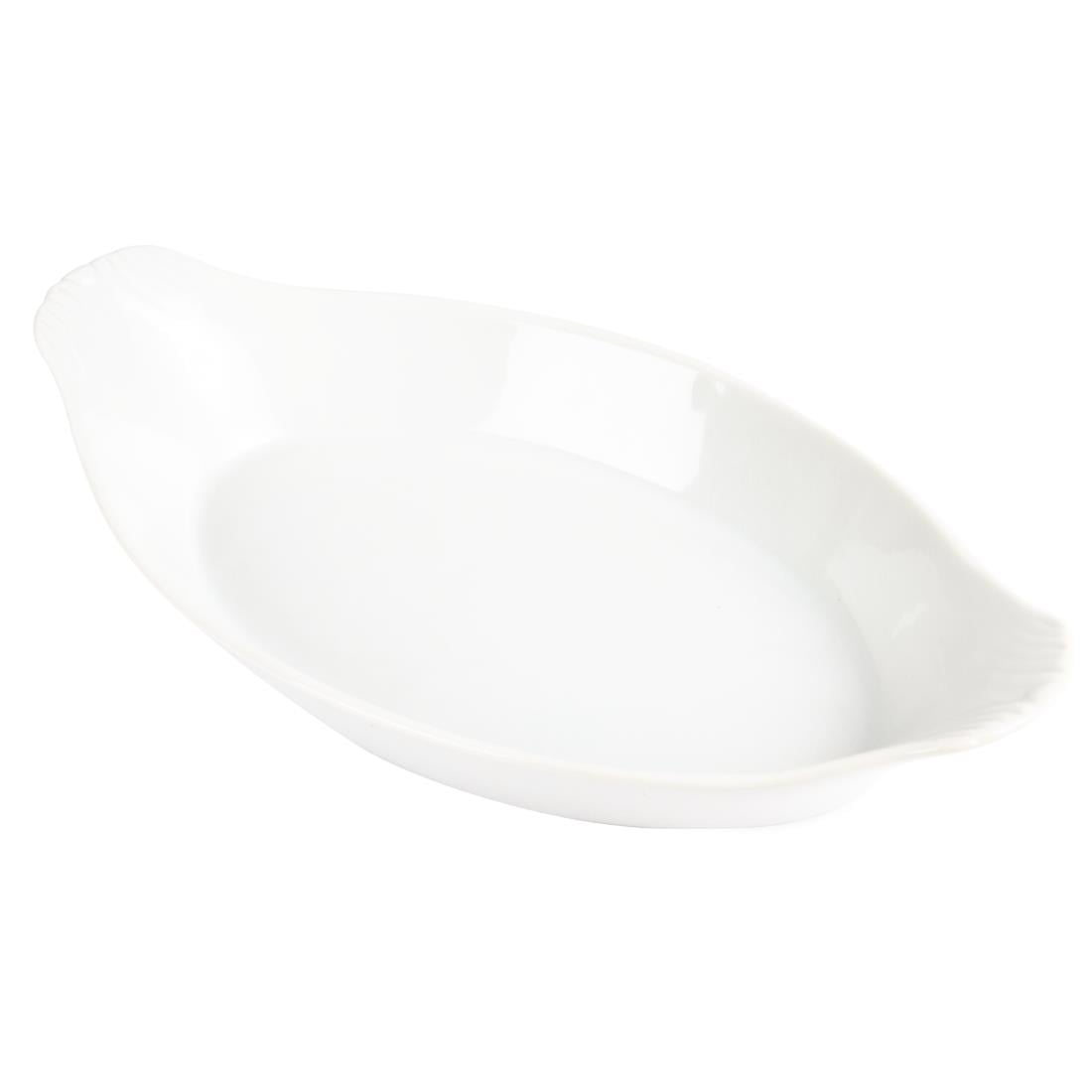 Olympia Whiteware ovale gratineerschalen 29x16,6cm (6 stuks) - Afbeelding 5