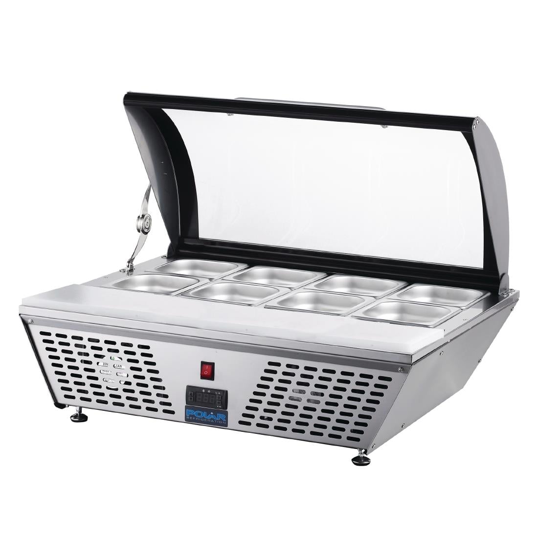 Polar G-serie energiezuinige aanrecht voorbereidingskoelkast 4X GN 1/3 - Afbeelding 5